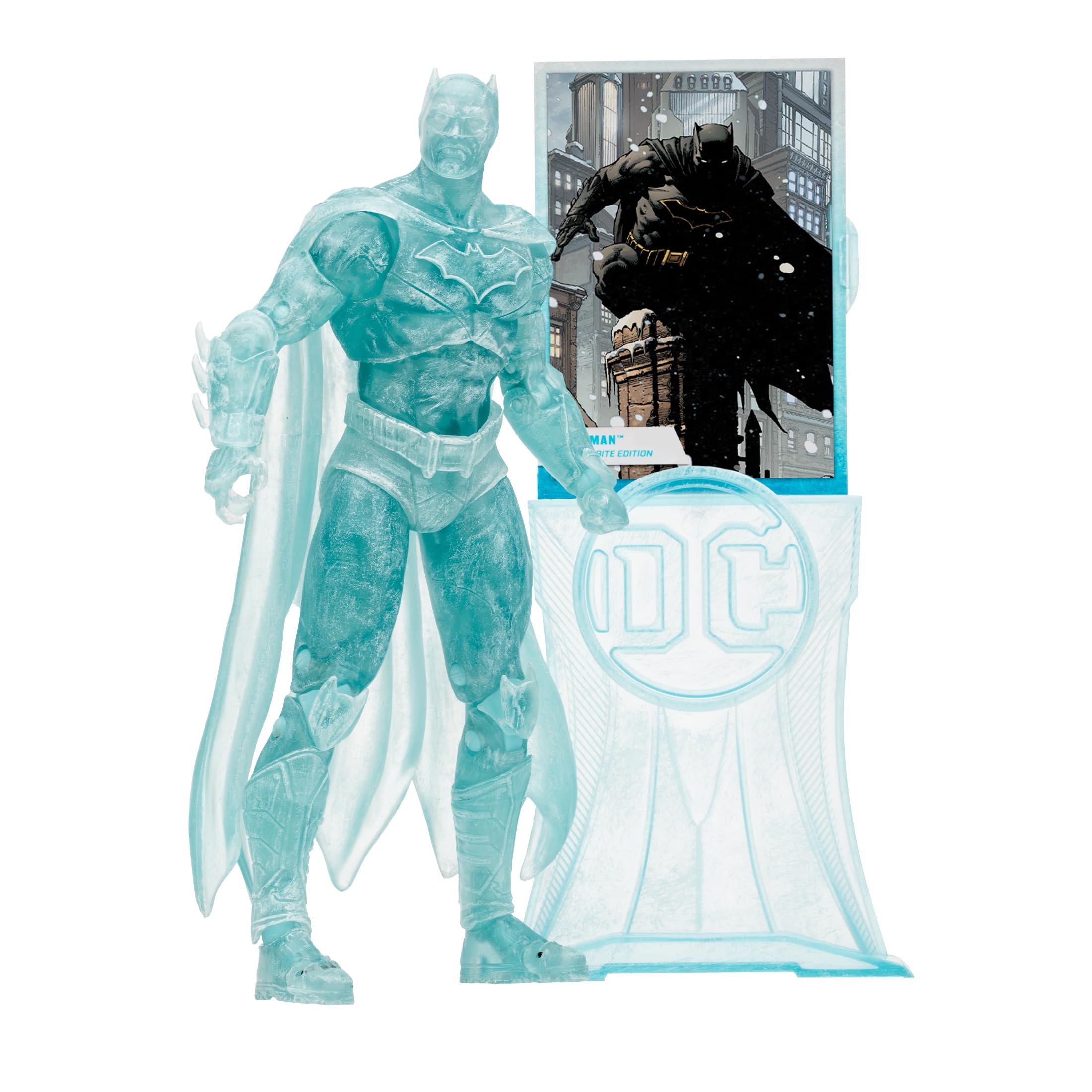 DC Multiverse Figurine Batman (DC Rebirth) Frostbite Edition (Gold Label) 18 cm, Nero, 18
