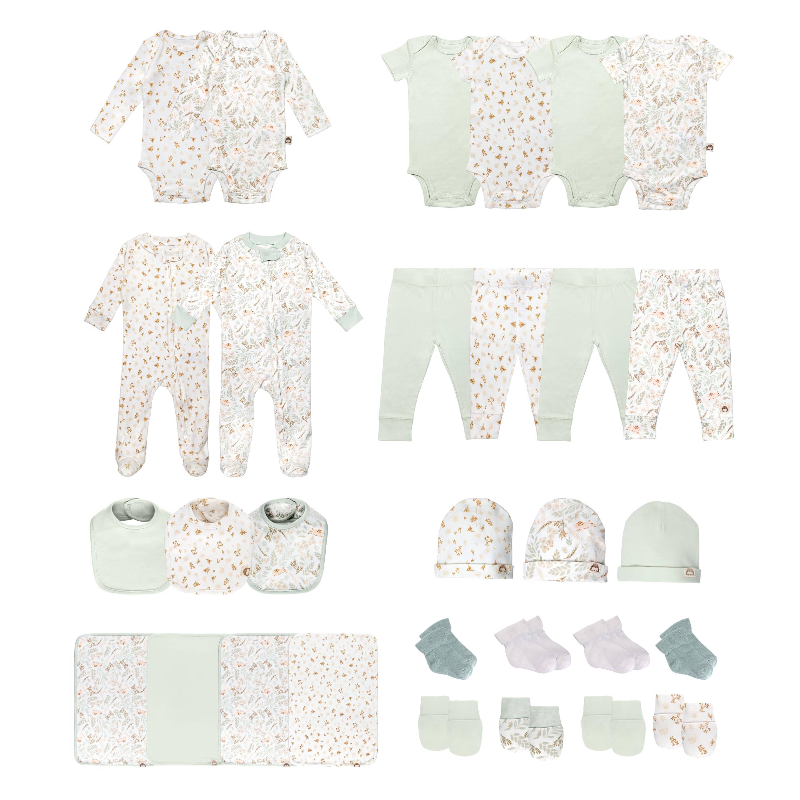 100 Cotton Baby Sets Girls Boys for 0-3 Months - 30 Set Piece Layette Set Newborn to 3