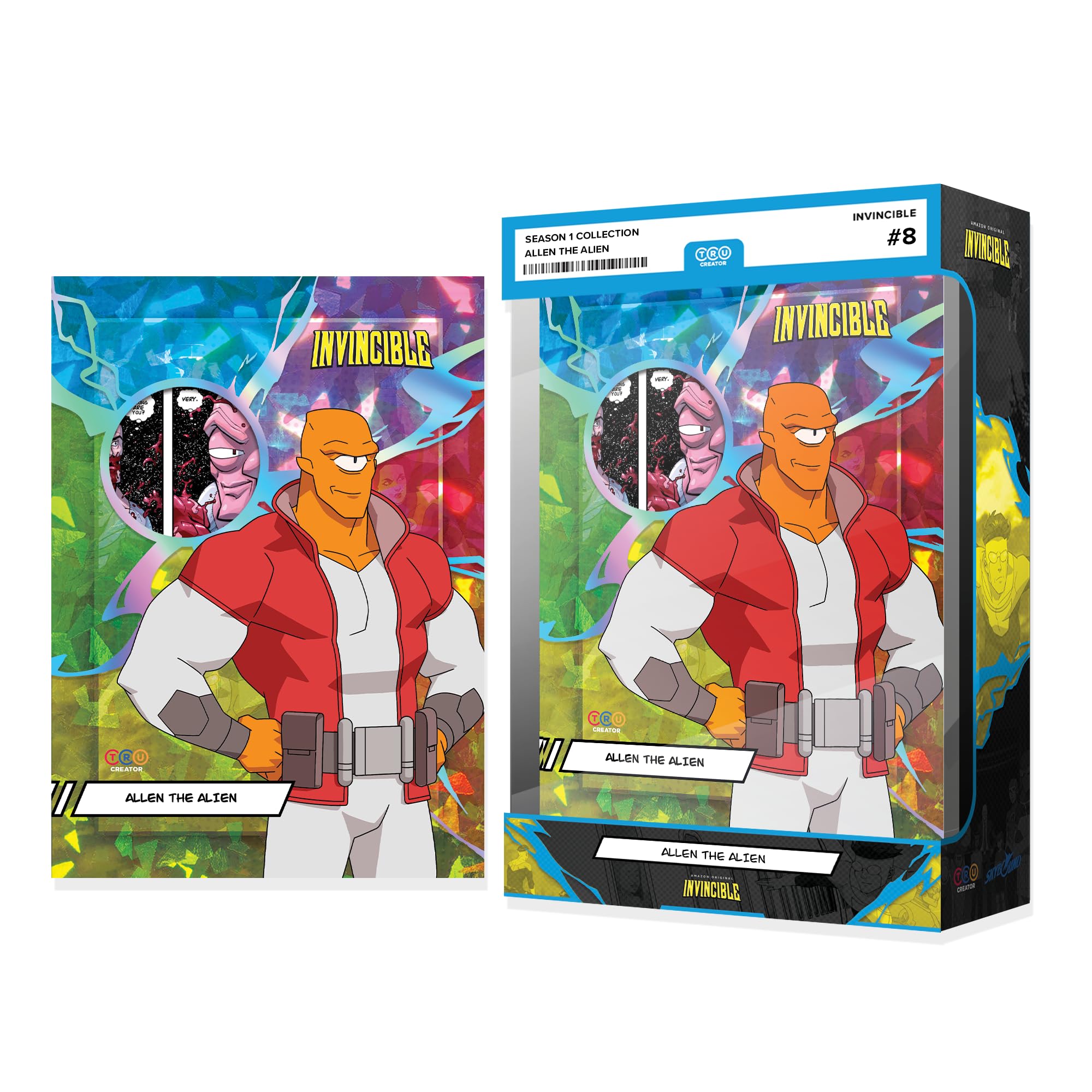 Amazon.com: Invincible Season 1 Collection Blind Box – 1 Jumbo 5x7in  Officially Licensed Comic Relic Trading Card – Comic Book Relics : Toys &  Games