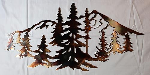 Miniatura 2 de Arizona Mountain Scene Metal Wall Art Decor