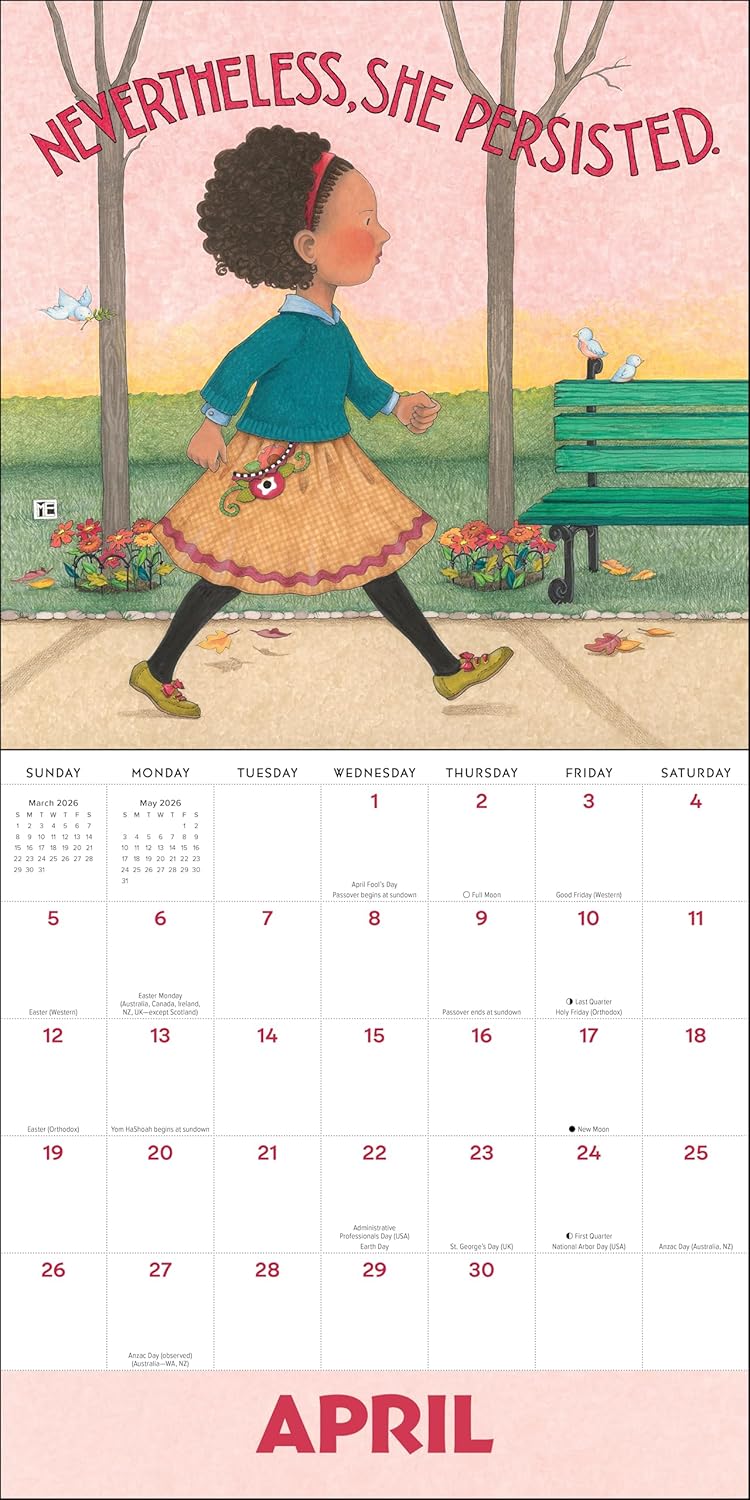 Mary Engelbreit's Your Voice Matters 2026 Wall Calendar - Image 5