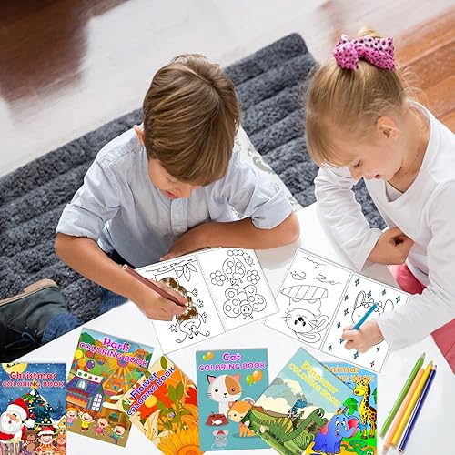Miniatura 6 de Paquete de 24 libros para colorear para niños de 4 a 8 a 12 años, libros para colorear pequeños a granel para niños de 2 a 4 años, regalos de fiesta