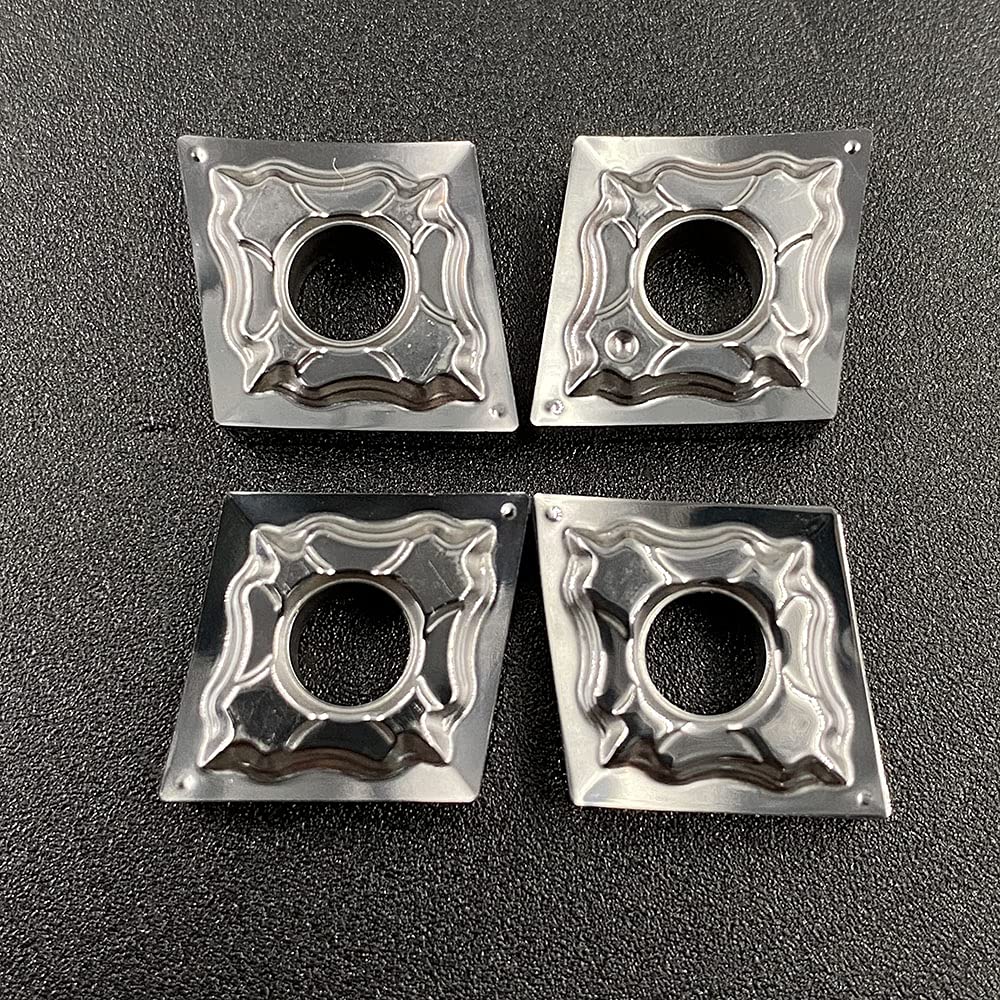 CNMG431 -HA Aluminum Inserts Aluminum Cutter Turning Insert Carbide Inserts for Aluminum and Silicon Carbide Turning Inserts (CNMG120404-HA)