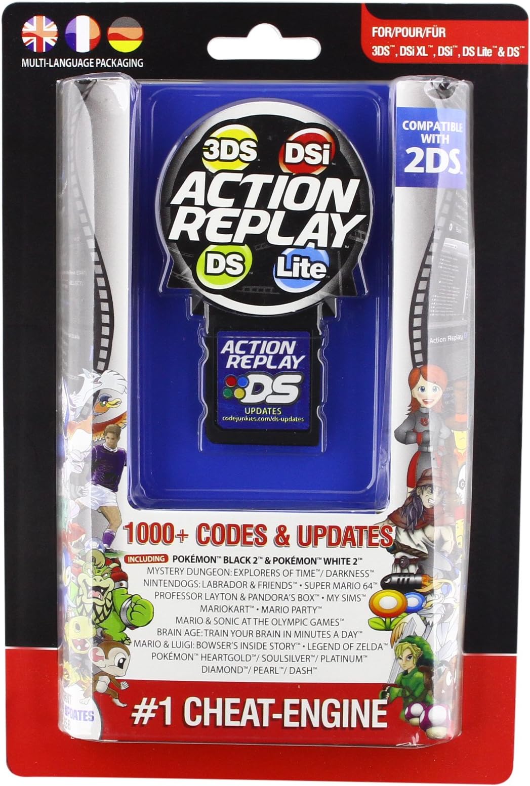 Datel Action Replay Cheat System (3DS/DSi XL/DSi/DS Lite) - DS blue