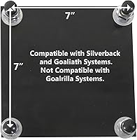 Vista 9 de Silverback Kit de anclaje de aro de baloncesto de 7 pulgadas diseñado para aros de baloncesto Silverback, Portero y Hoopstar