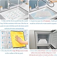 Vista 5 de Bolsas de hielo seco para envío de alimentos congelados, hojas de hielo frío reutilizables para enfriadores, bolsa de almuerzo, hojas de manta