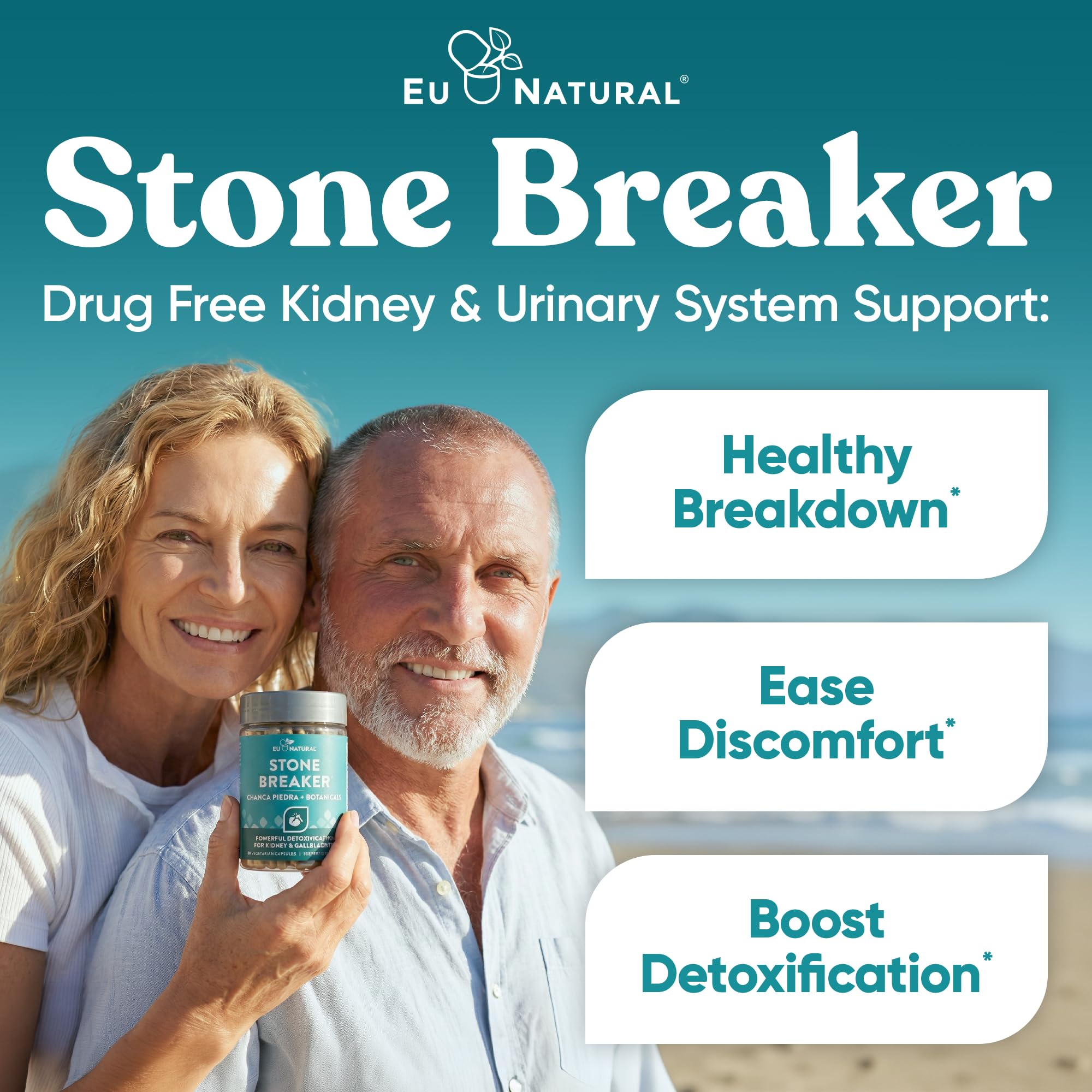 Eu Natural Chanca Piedra Stone Breaker - Kidney & Gallbladder, 60 Capsules — Amazon image 3