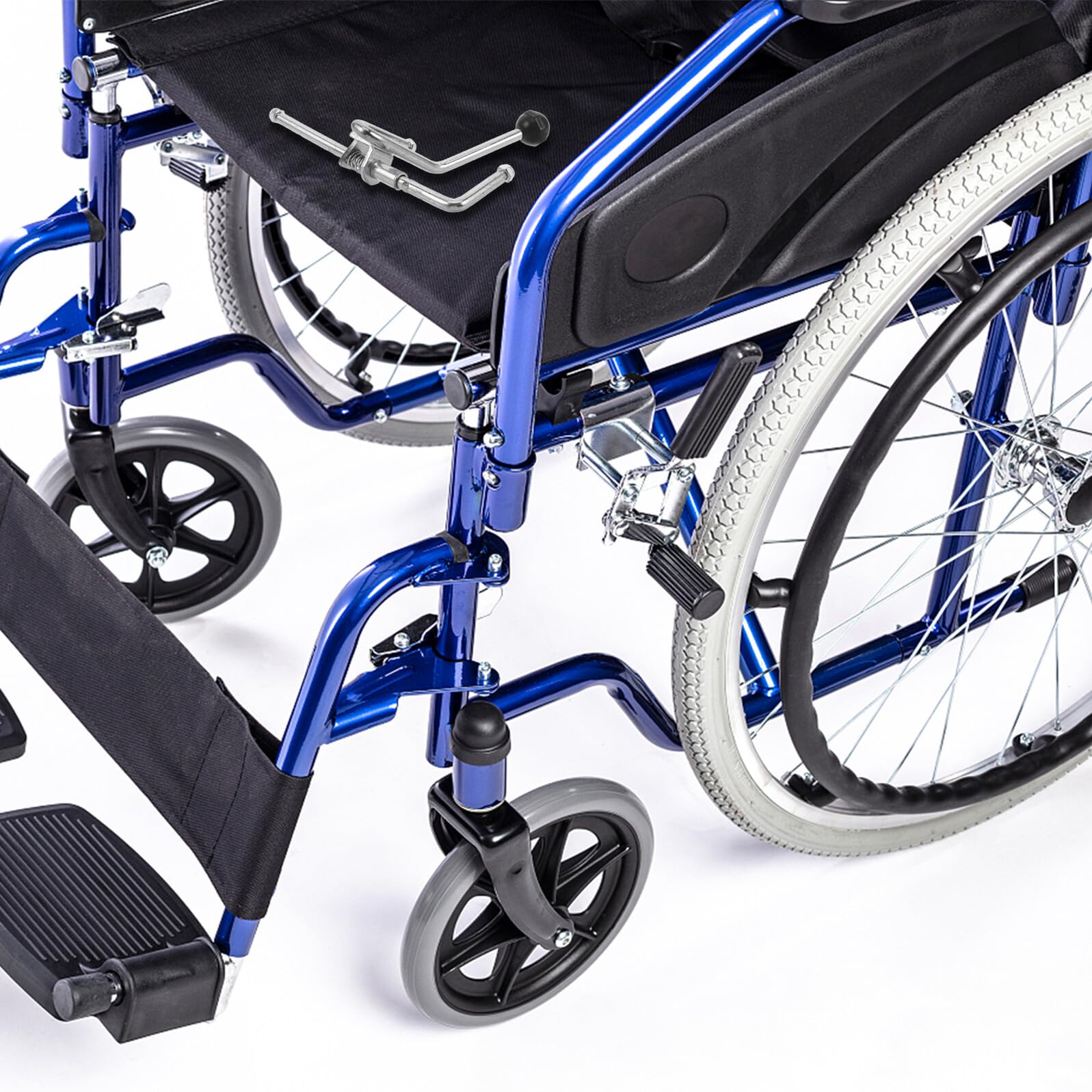 PLAFOPE Supporto Alzacoperte Piedi Sedia Rotelle Dado Regolabile Ricambio Resistente per Anziani Carozzine Disabili Casa