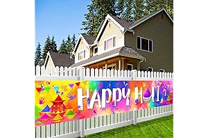 Happy Holi Yard Banner for Outdoor Holi Decorations