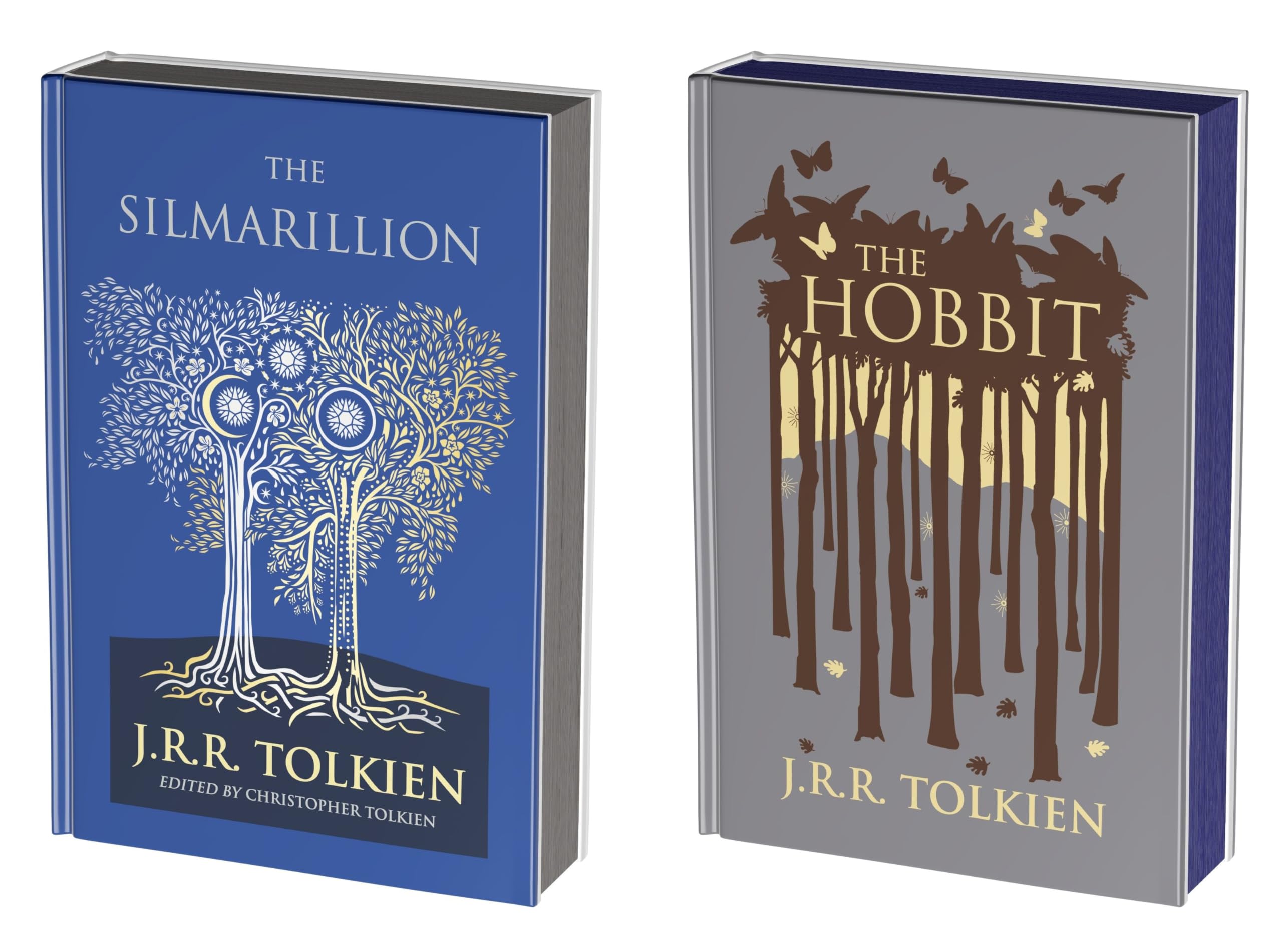 J. R. R. Tolkien Middle-earth Collector's Edition Set (5 Books): Hobbit, Silmarillion, Lord of the Rings (Fellowship, Two Towers, Return of the King)