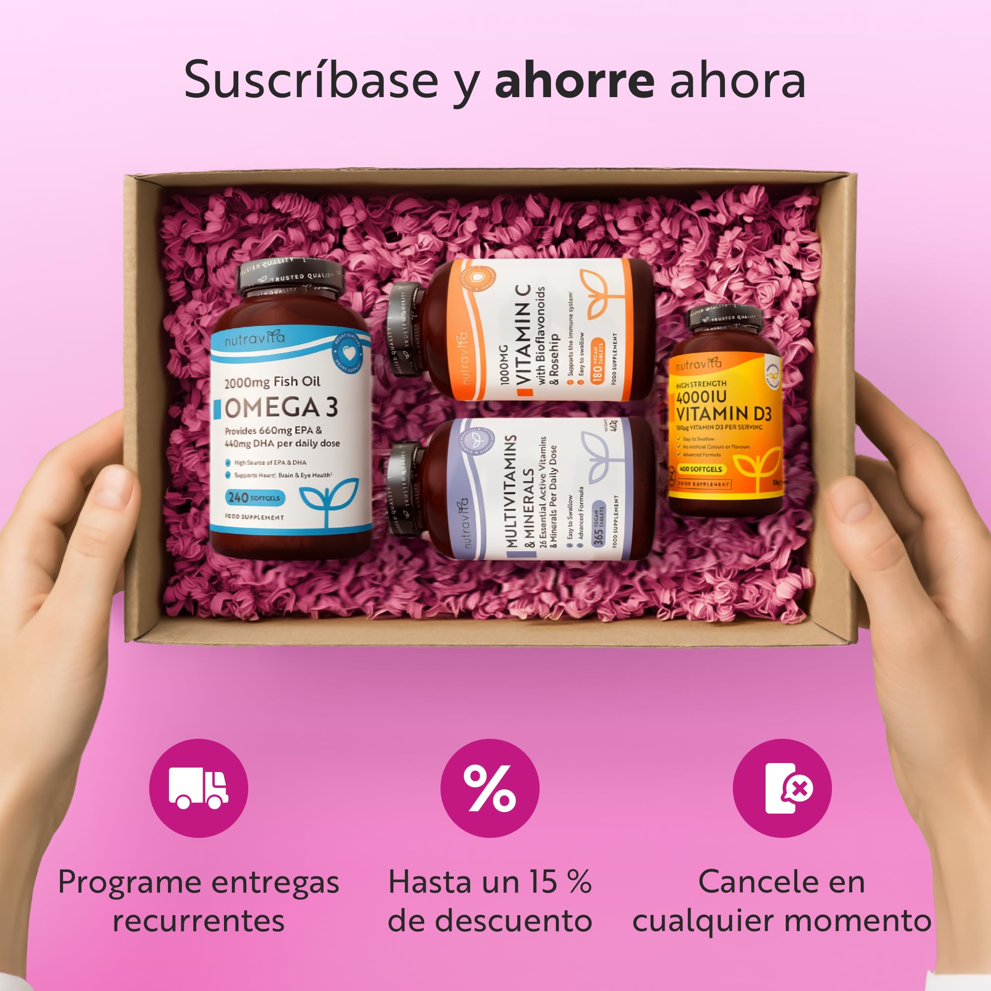 Nutravita Multivitaminas Mujer - 180 Tabletas Veganas - Complejo Multivitaminas y Mineral para Mujeres - 24 Vitaminas y Minerales Activos Esenciales - Vitaminas C, D3, Biotina & Ácido Hialurónico