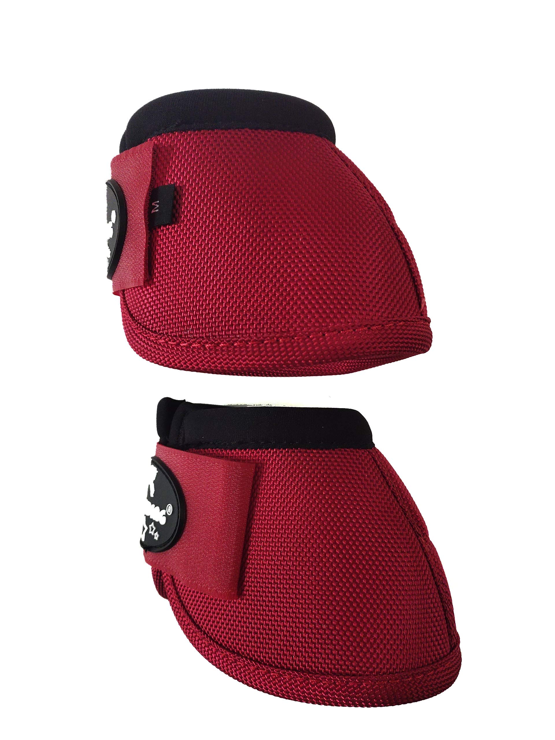 TGW RIDING 2520D Horse Bell Boots No-Turn Horse Bell Boots, Equine Ballistic Hoof Overreach Bell Boot, Pair