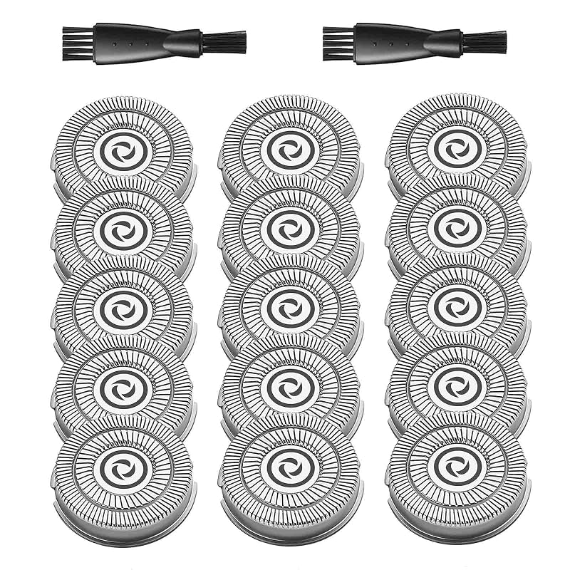 Cabeças de reposição para barbeador elétrico Hatteker RSCX-7568, pacote com 15