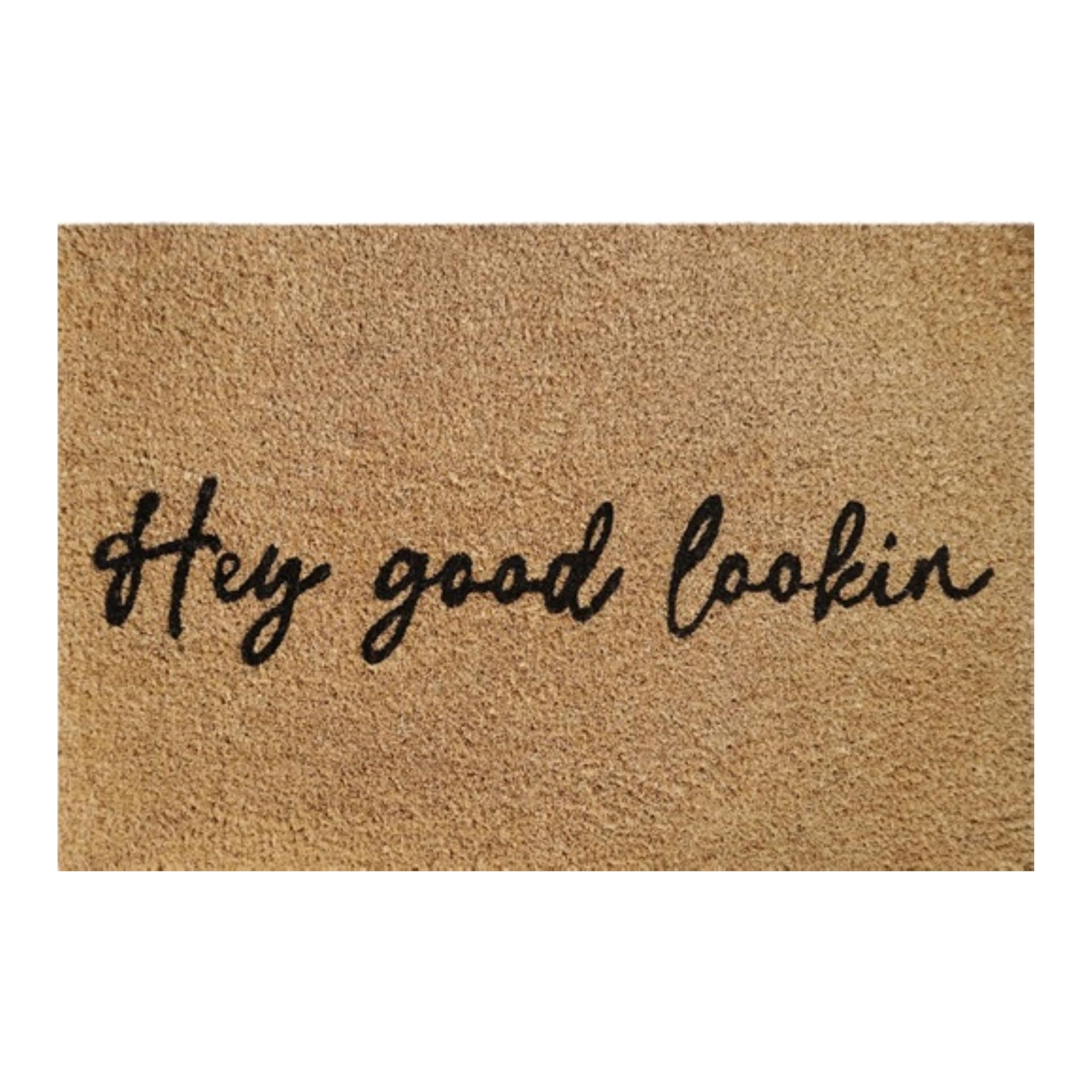 Coir Doormat 60 x 40 cm - Heavy Duty Natural Coconut Fibre Door Mat with Non Slip Backing - Durable, Eco Friendly Entrance Mat for Front Door, Porch, Patio, Garden, Indoor and Outdoor Use (13924)