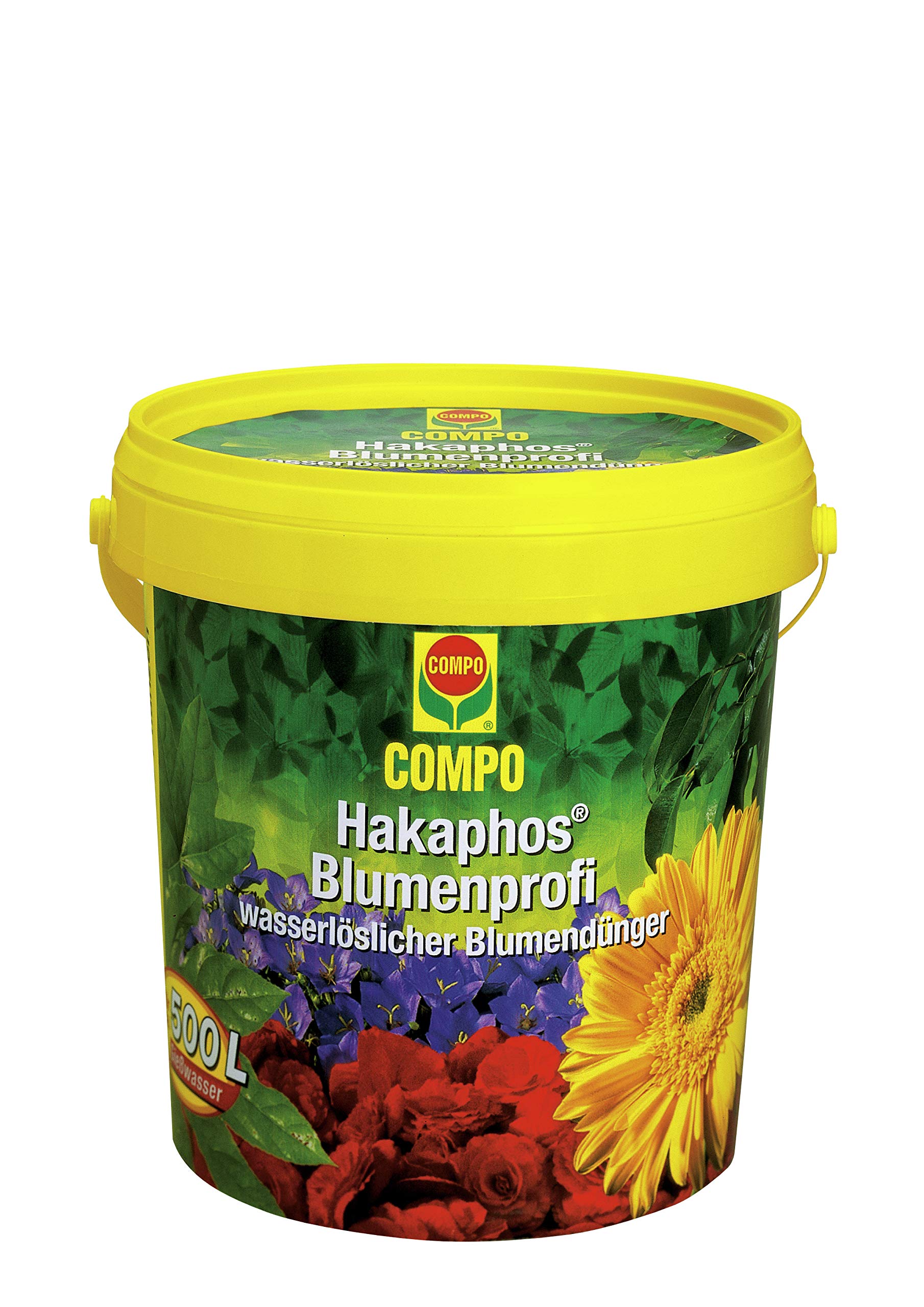 COMPO Hakaphos Blumenprofi, Blumendnger, Wasserlslicher Dnger fr alle  Zimmerpflanzen, Balkon- und Terrassenpflanzen, 1200 g