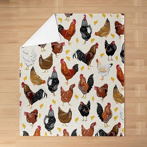 Miniatura 10 de Lake House - Manta de franela de forro polar para niños, 90 x 90 pulgadas, para todas las estaciones, para sofá, manta rústica de granja, manta de