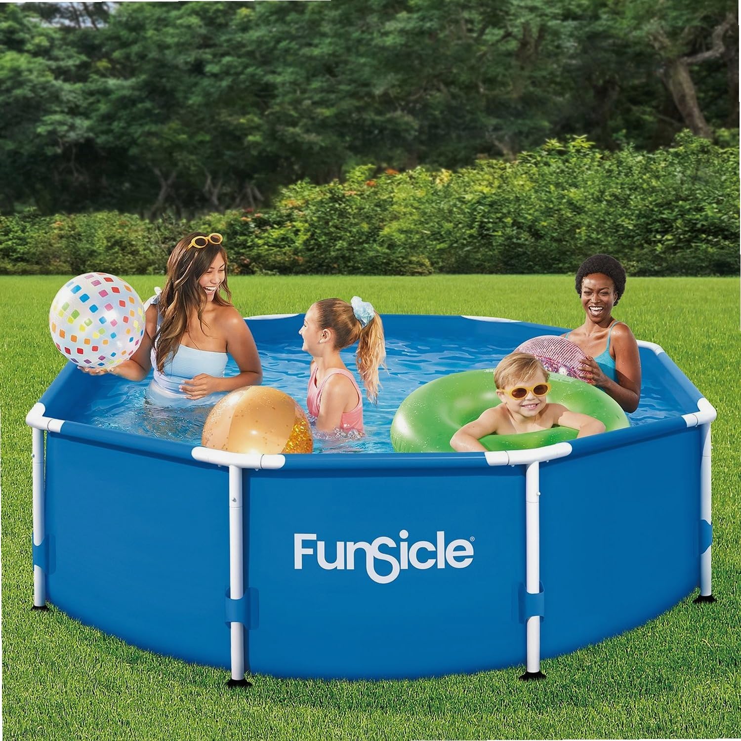 Funsicle Piscina Tubular Redonda Activity Pool Ø 2,44m x h 76cm