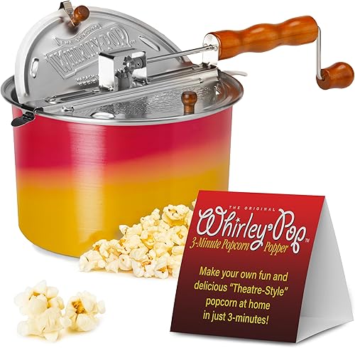 Wabash Valley Farms Popcorn Popper - Un fabricante de palomitas de maíz de nailon, metal y cambio de color, ideal para tus noches de cine