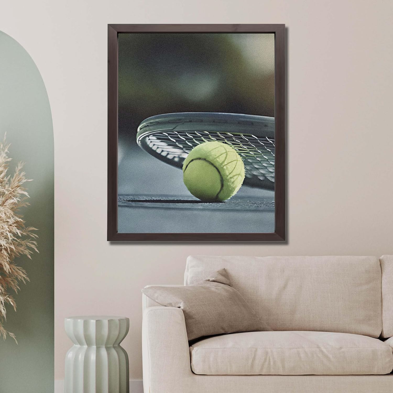 InkFlow Posters Tennis Photography Poster - Sports Art for Tennis Fans, Perfect Wall Decor for Athletes and Sports Enthusiasts - 16x20 Unframed Canvas Print