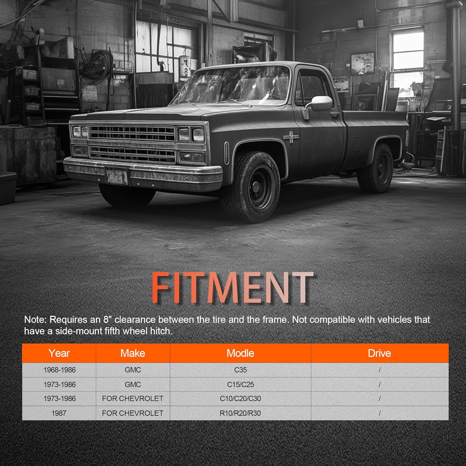 DEEAGLE Air Bags Suspension Kit for 1969-2004 Ford F-250 F-350, 1975-1996 Ford F-150, 1994-2002 Dodge Ram 1500 2500 3500, Rear Helper Airbags for Towing 5000lbs (DESK57215)