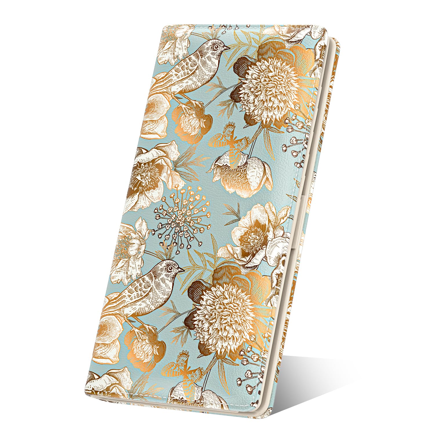 Nipichsha Womens Wallet, RFID Slim Wallets for Women, Thin Ladies Credit Card Holder Purse, Cute Leather Bifold Clutch Billfold with 11 Card Slots &