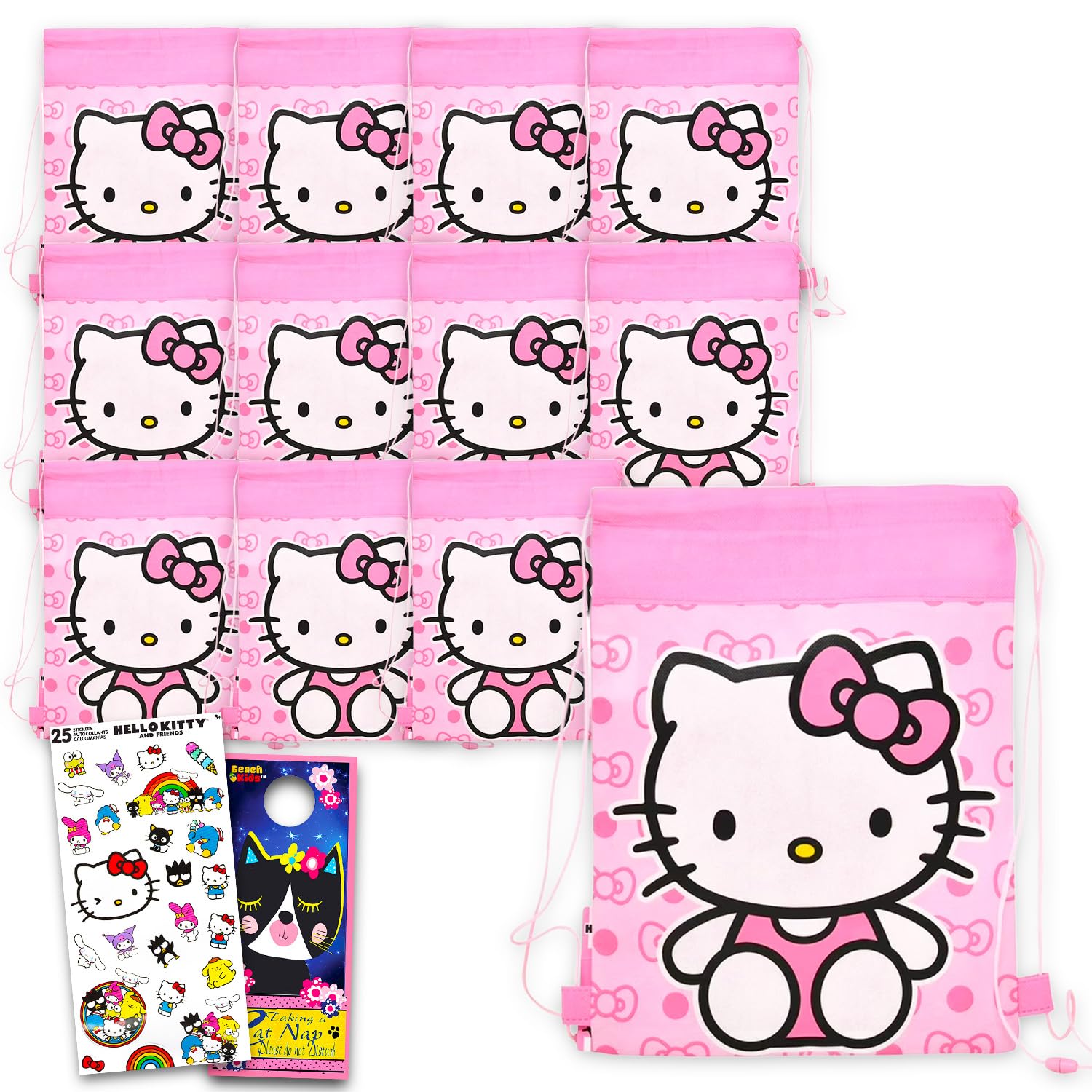 HELLO KITTY　おあそびBAG Amazon.com: Hello Kitty Party Favor Bags Set - Bundle with