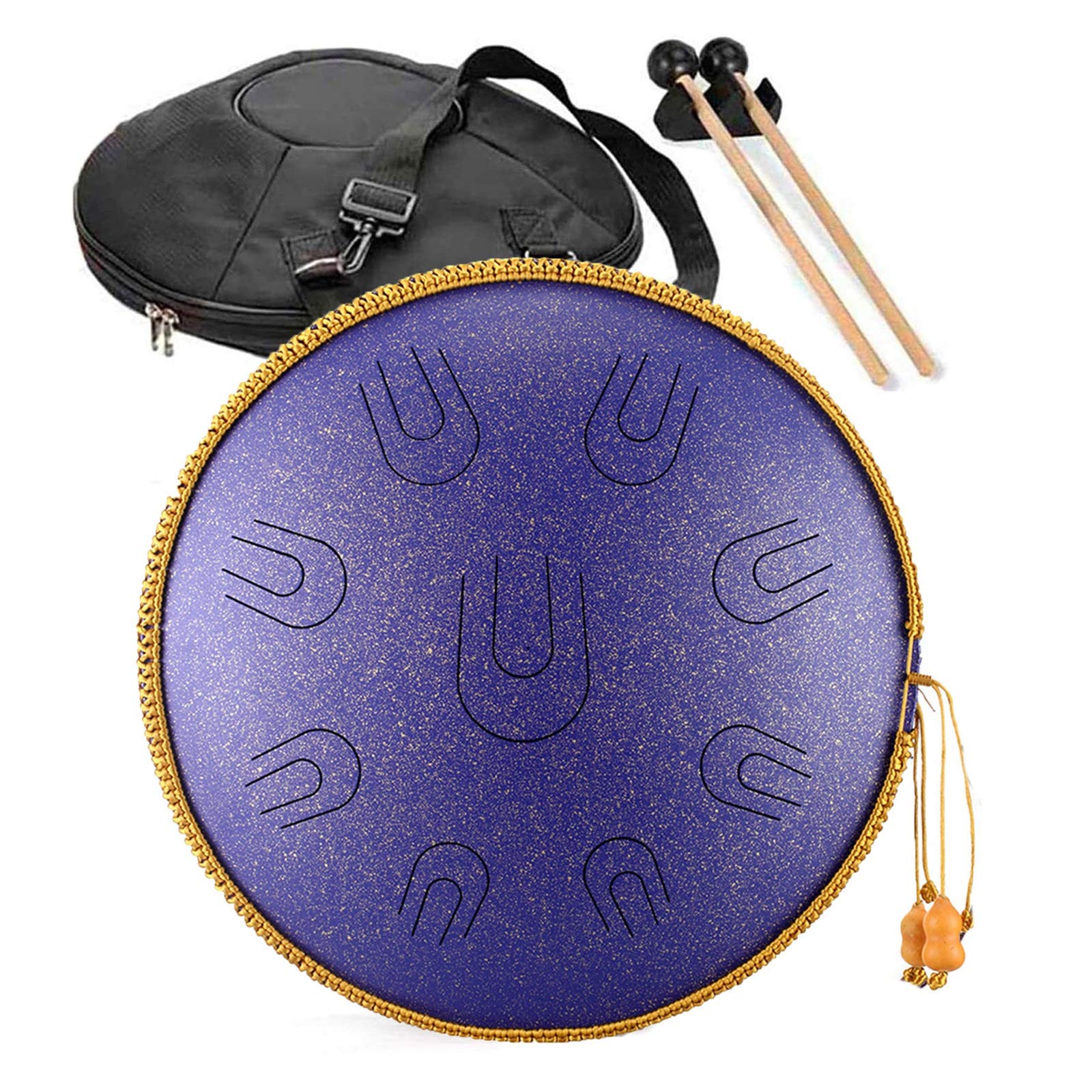 Kit Da 14 Pollici Da 14 Pollici A Tamburo In Acciaio Thumue, Standard C Minore, Psicoterapia Percussioni, Un Regalo Per Principianti E Amanti Dello Yoga (Color : A)