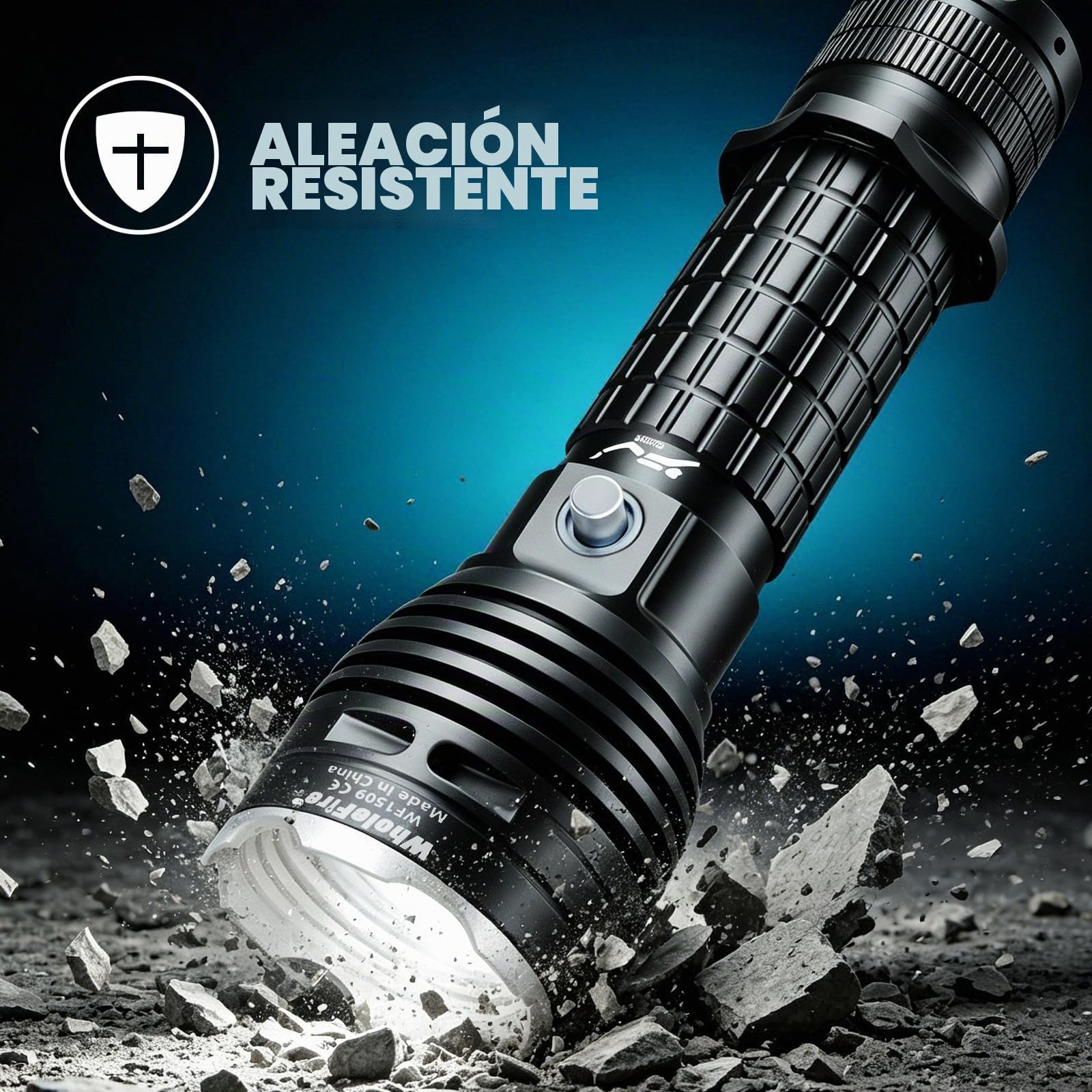 Linterna de buceo subacuática de 2000 lúmenes, linterna LED de buceo con 3 modos, luz LED de buceo nocturna IPX8 a prueba de agua, profesional para esnórquel