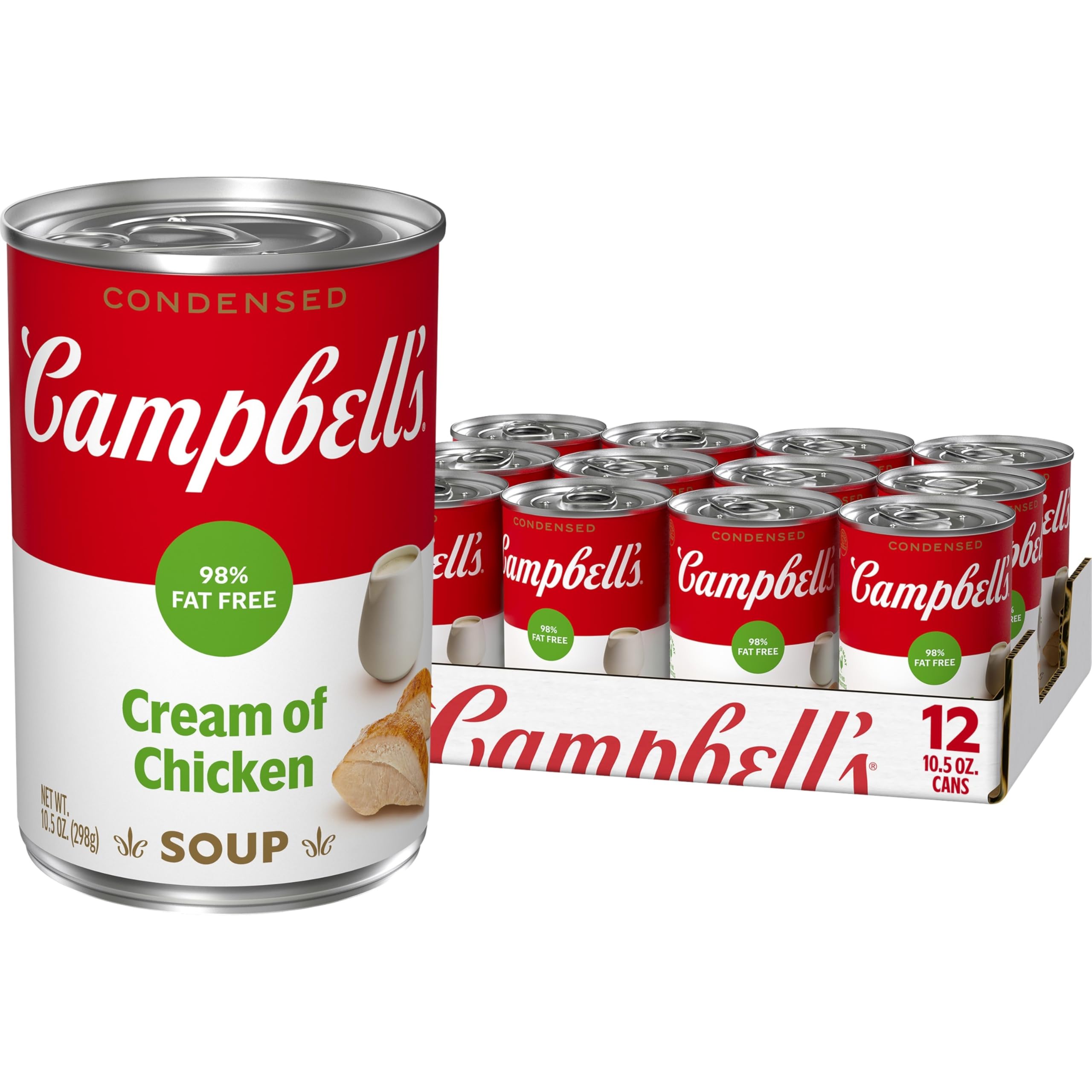 Amazon.com : Campbell's Condensed 98% Fat Free Cream of Chicken
