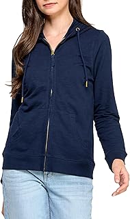 Women's GOTS Certified 100% Organic Cotton Lightweight Slub Sweatshirts ...