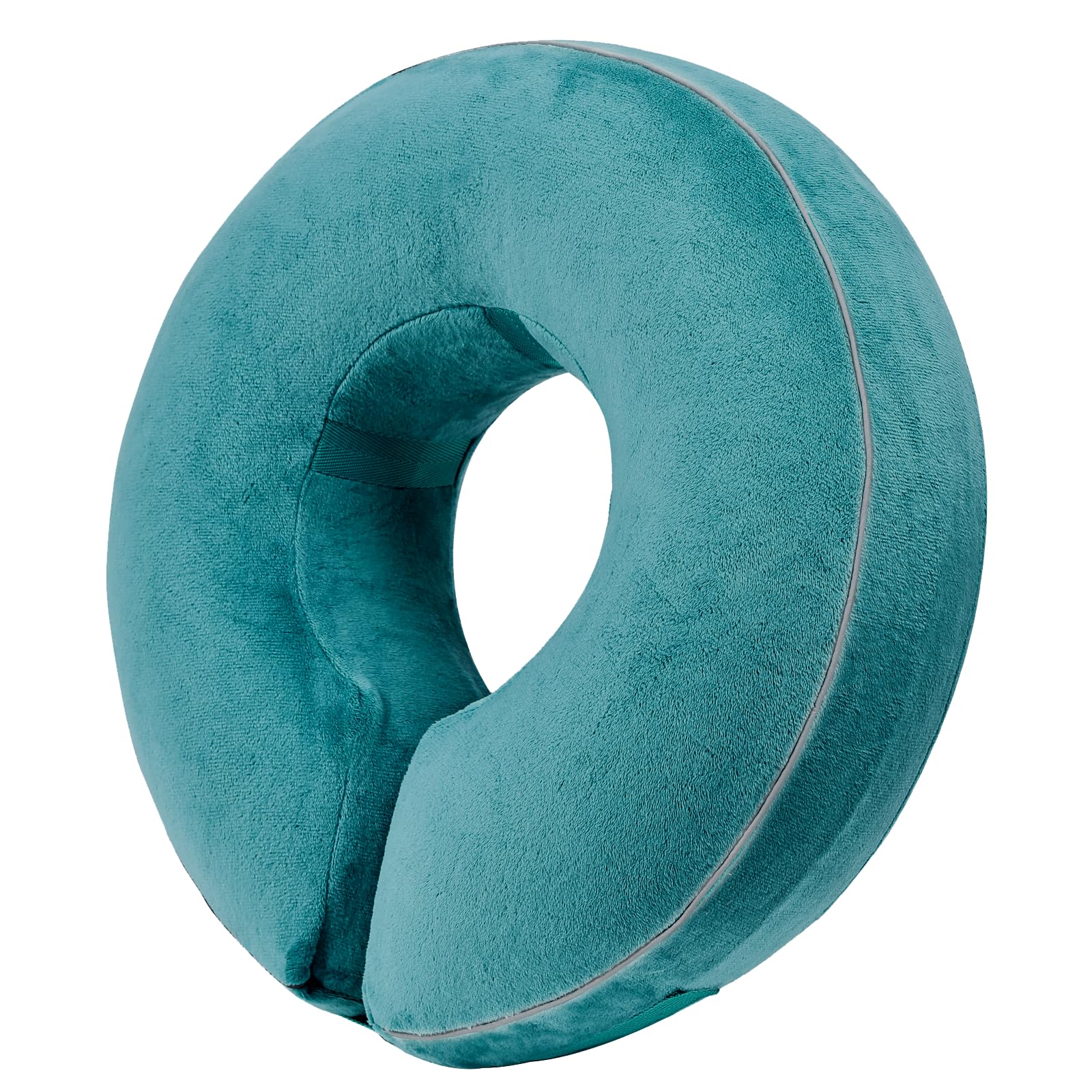 BAUBLUME Inflatable Reflective Dog Cone Collar Alternative After Surgery,Recovery Neck Dount Collar,Adjustable Soft Dog Cone,Neck Recovery Ecollar,for Dogs (Light blue, XX-LargeοΌ18.5"-22.5"οΌ)