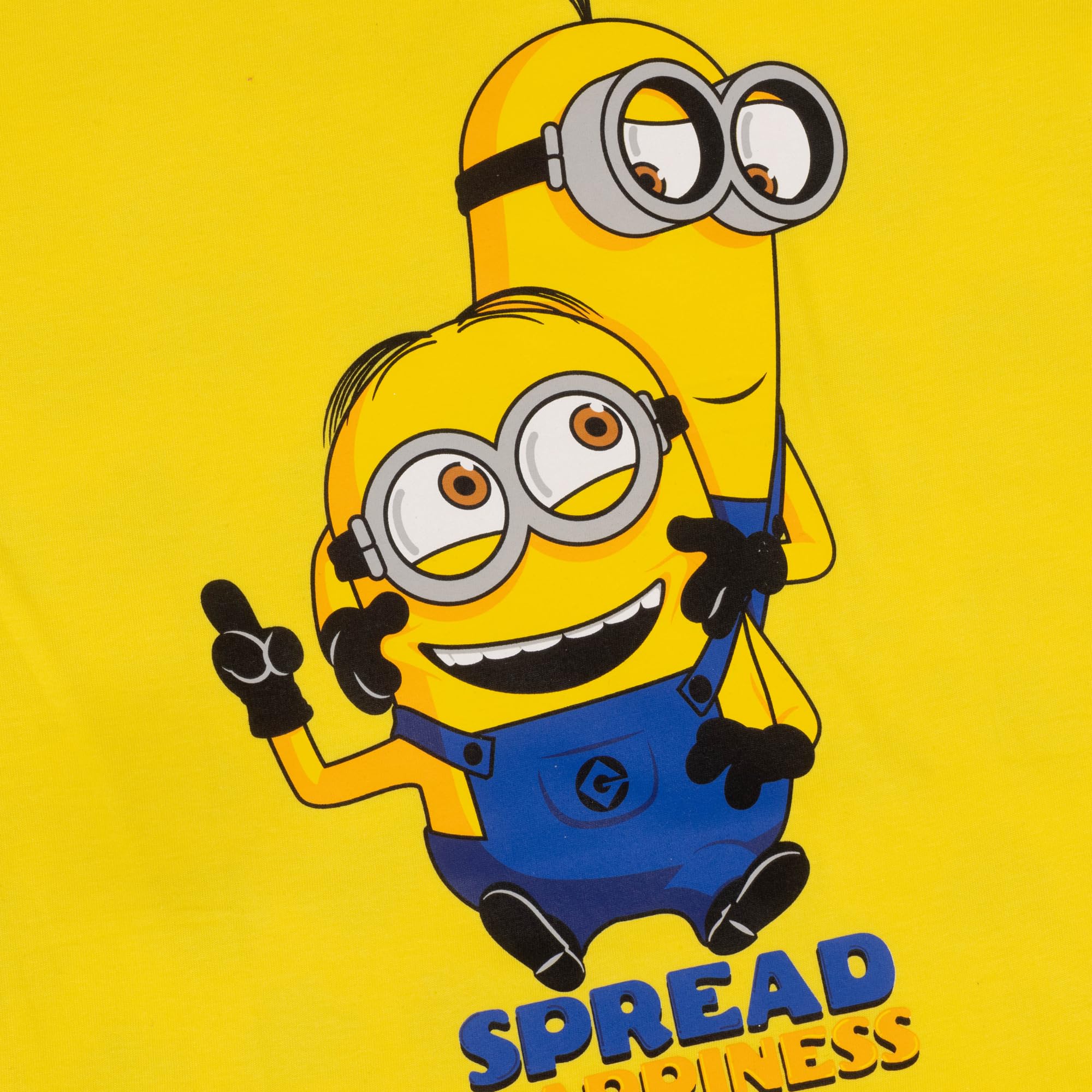 Minions Confezione da tre magliette a maniche corte in 100% cotone pettinato di Cattivissimo Me