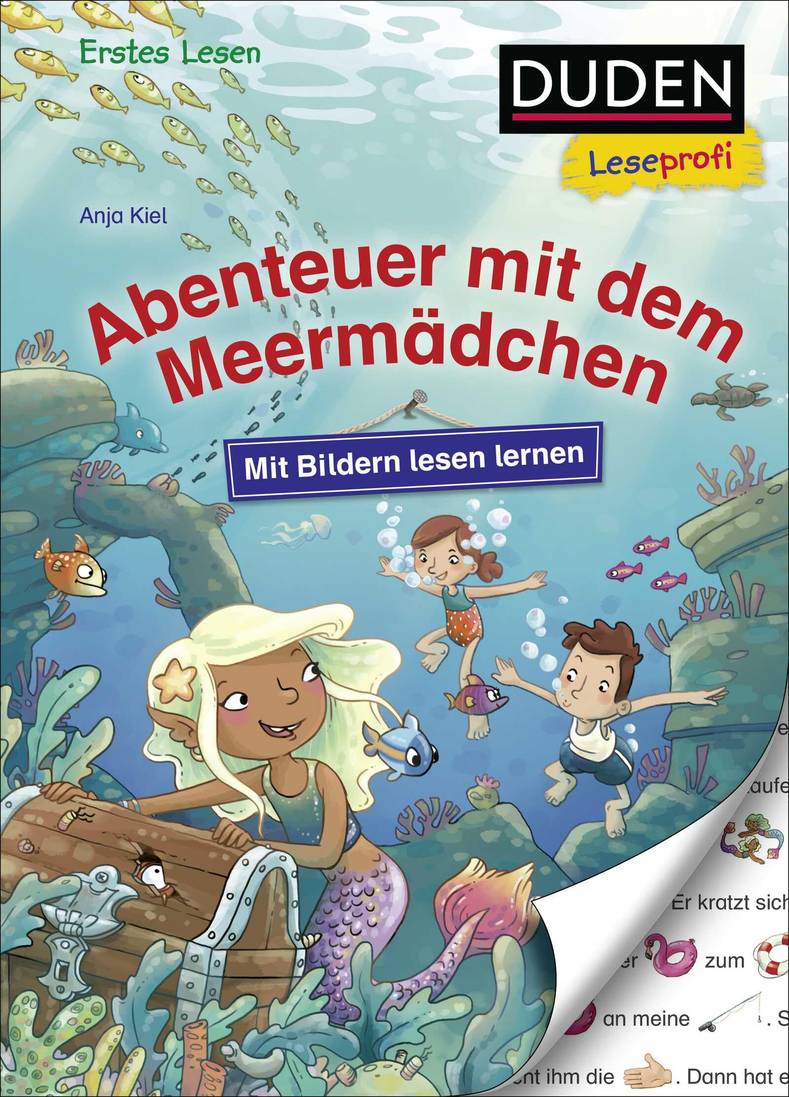 Duden Leseprofi - Mit Bildern lesen lernen: Abenteuer mit dem Meermädchen: Kinderbuch für Erstleser ab 4 Jahren