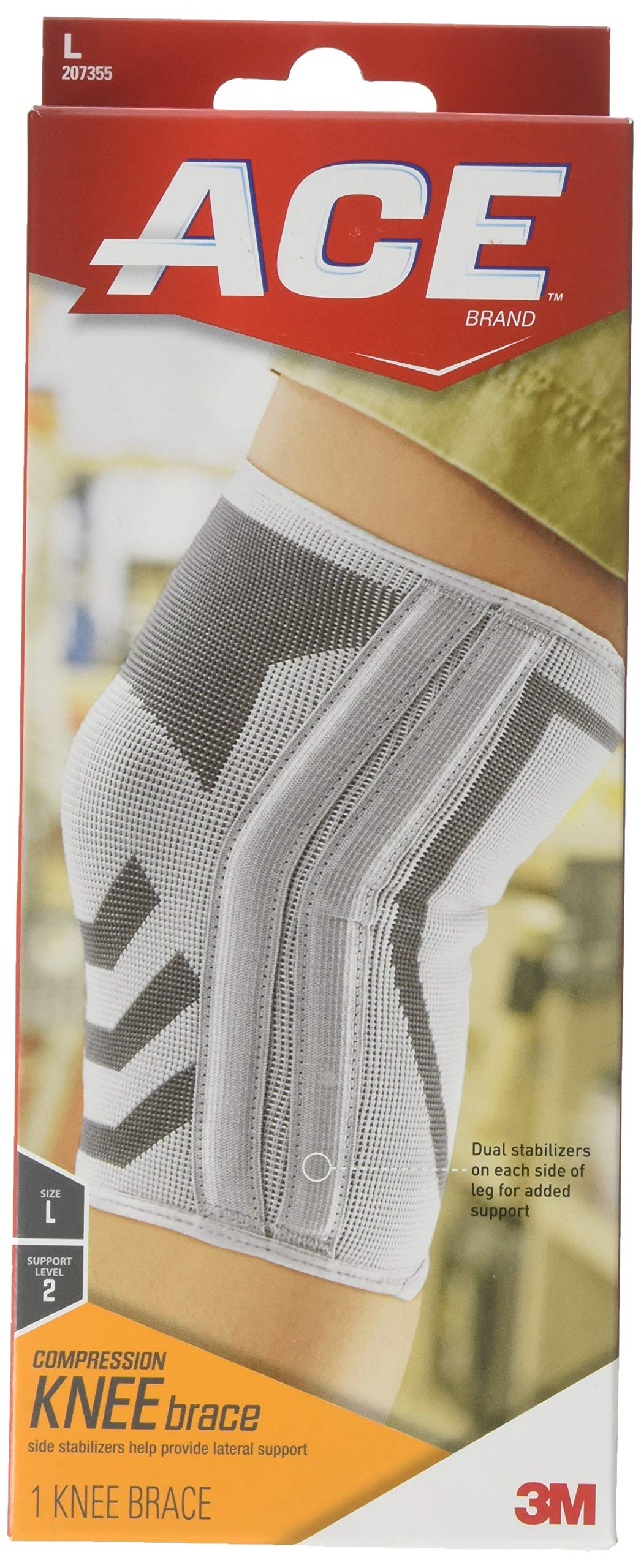 ACE Compression Knee Brace with Side Stabilizer