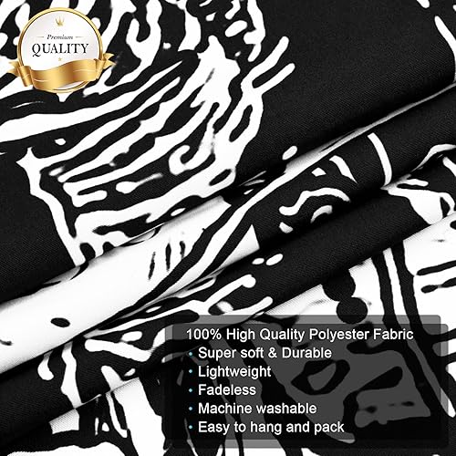 Miniatura 6 de Boniboni Tapiz de calavera blanco y negro, tapiz de terror, tapiz de esqueleto, tapiz gótico, cielo estrellado, tapiz para colgar en la pared para