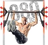 Pull Up Bar/Chin up bar Upper Body Workout Bar, Super load-bearing: Dual Security Locking, Two-way Support Fitness Strength Training Equipment