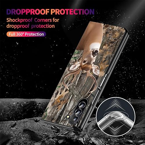 Miniatura 10 de Funda para Samsung Galaxy Z Flip 5 5G, Galaxy Z Flip 5, PC duro a prueba de golpes, plegable, duradera, resistente a los arañazos, para Samsung Z