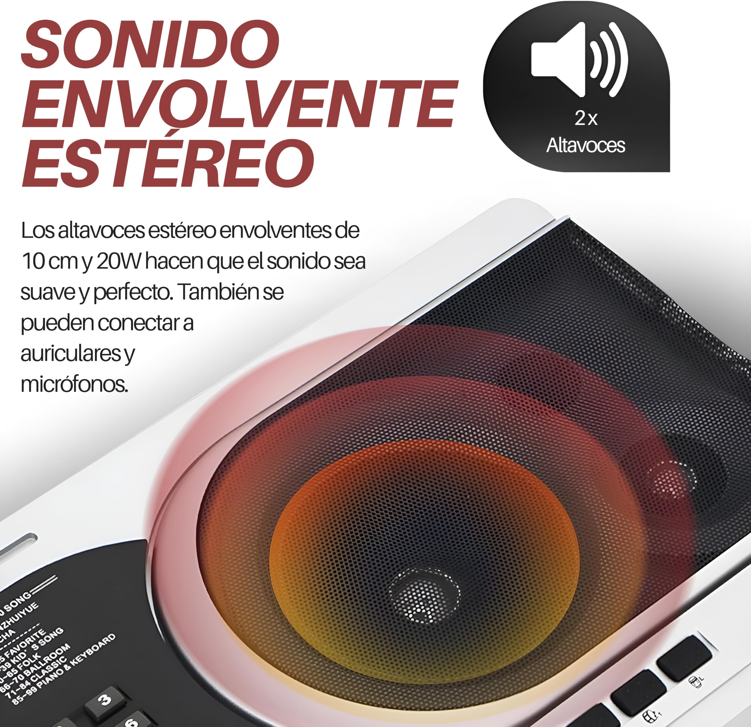 Pyle teclado electrónico portátil de 61 teclas, 2 en 1 para tocar y cantar, con pedal de sustain, Auriculares, Bolsa resistente a la intemperie, Taburete y soporte