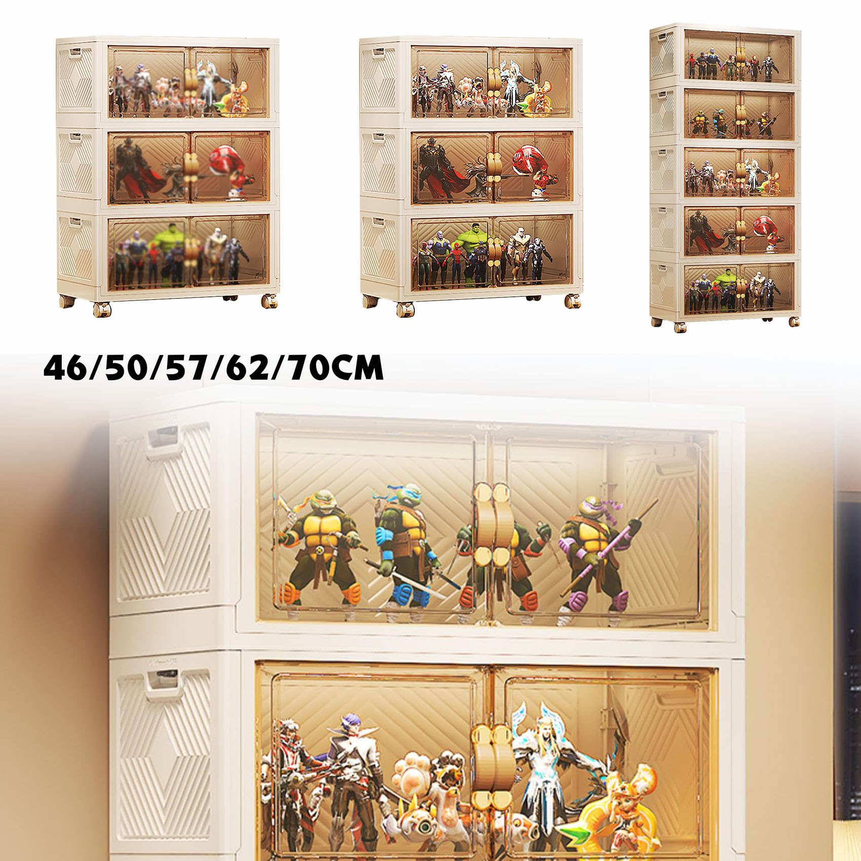 Amazon.co.jp: Hoixin コレクションケースフ ガラスケース