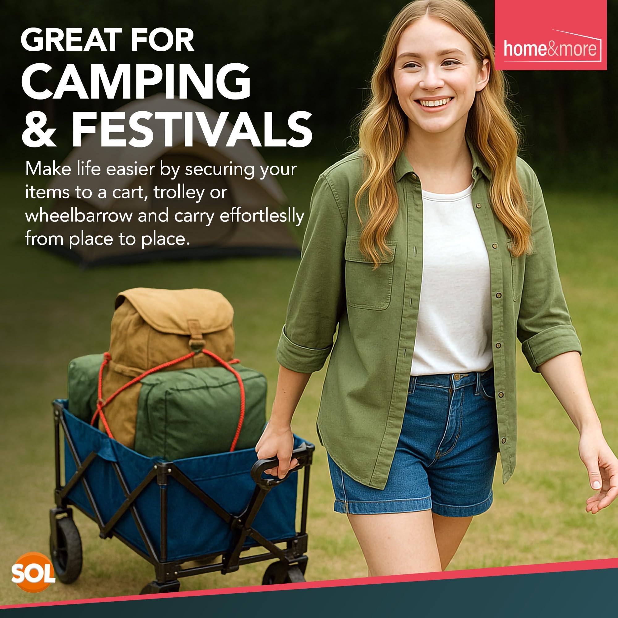 Corda Elastica Lunga 4 Metri Con Ganci Di Sicurezza E Clip - Foto 3