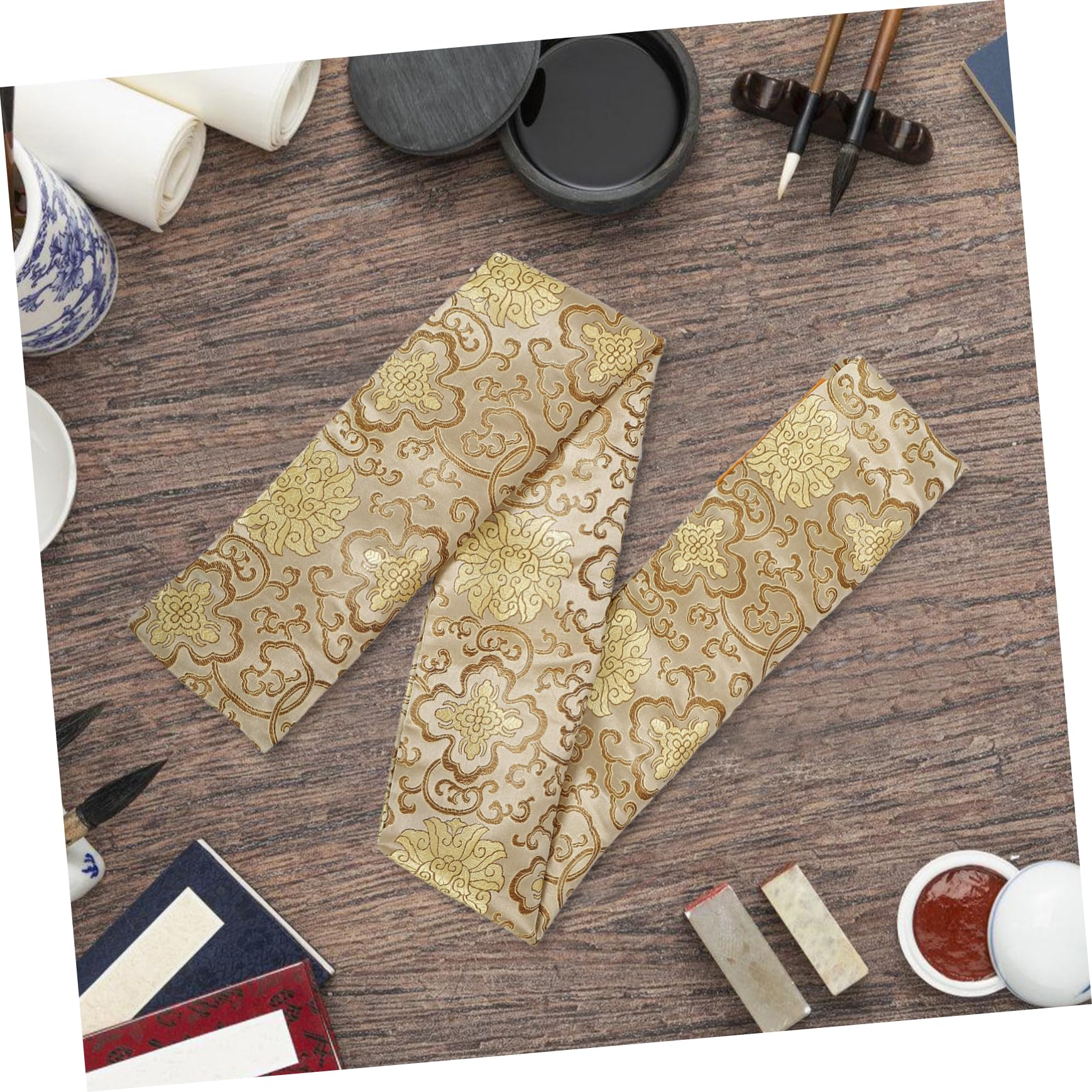 BESPORTBLE Silk Bag for and - Elegant Carrying Case with Golden Tassel for Taichi Practice and Cosplay - Durable and Stylish Pouch for Martial Arts Gear