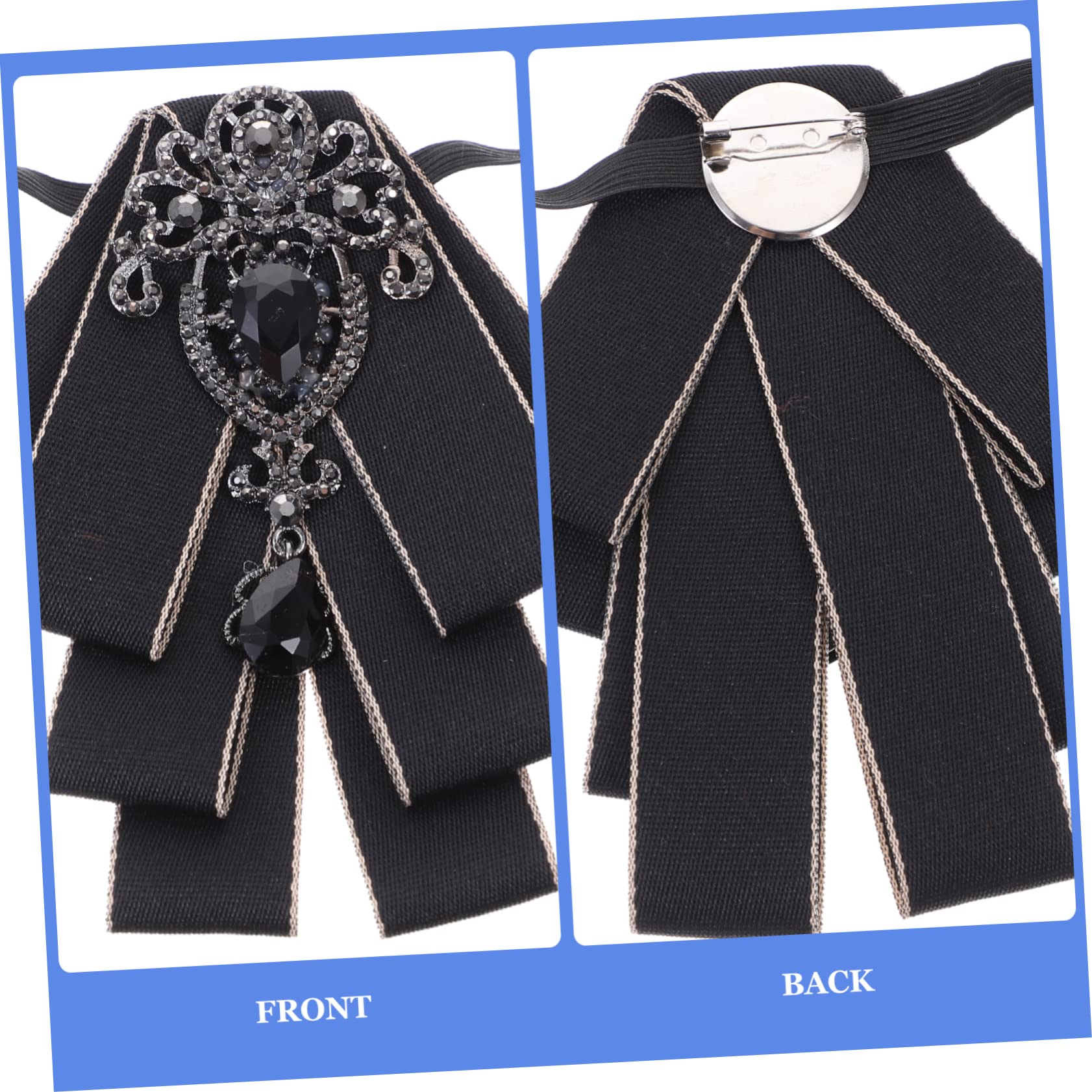 GALPADA 5piezas Corbata De Pajarita Para Novio Rhinestone Accesorio Elegante Para Bodas Para Ceremonias y Eventos Formales Diseño Simple y Distinguido