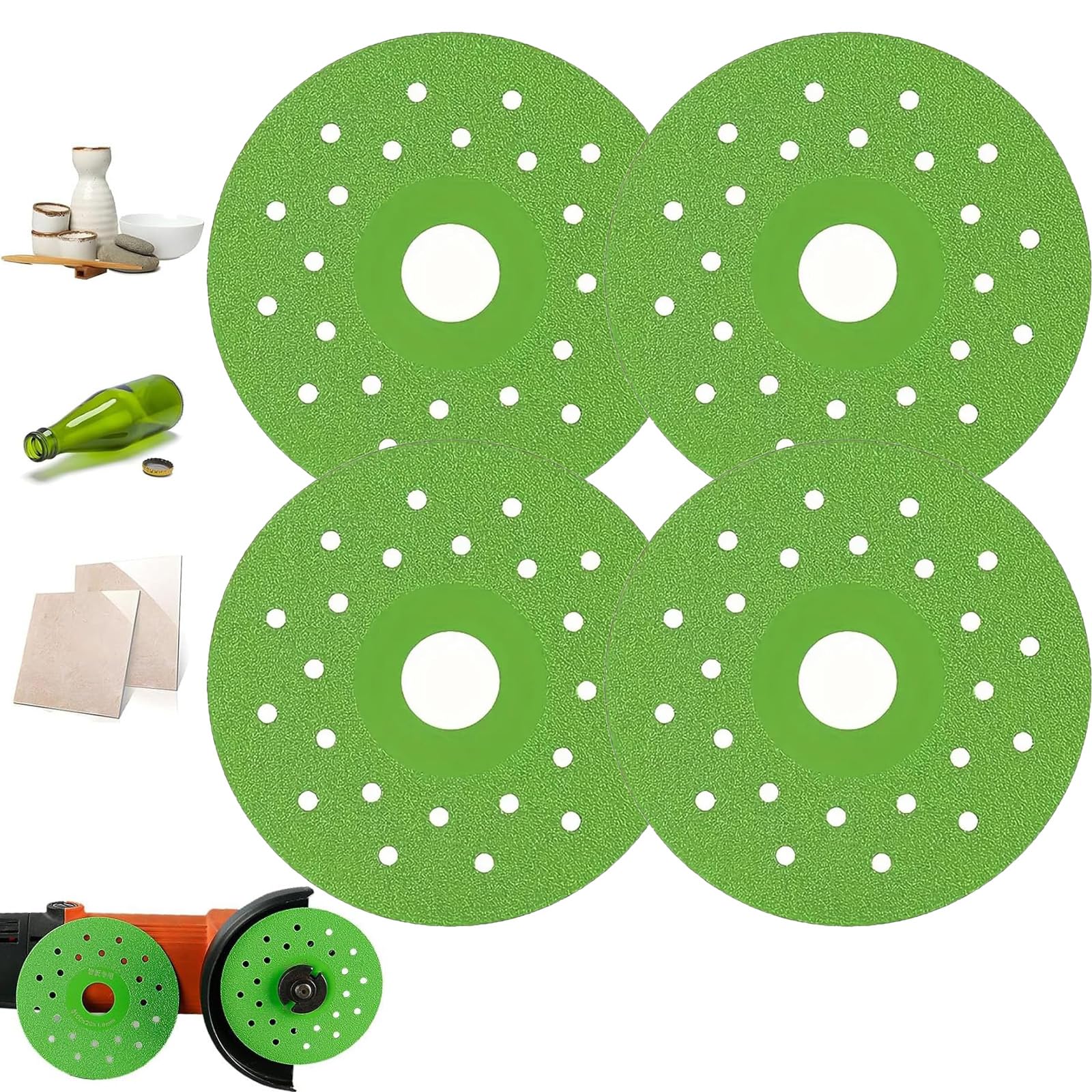 Diamond Chamfered Saw Blades for Cutting and Grinding Tile and Marble