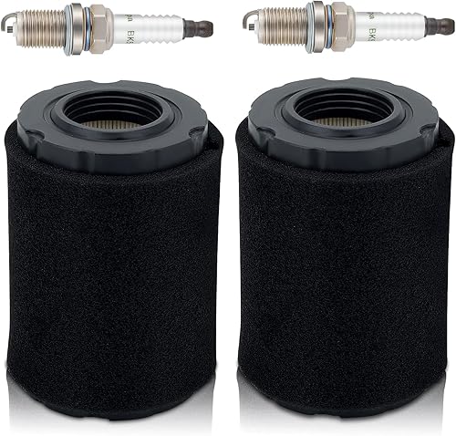 Paquete de 2 filtros de aire D130 D140 D110 D105 para John Deere MIU14395 E130 E100 E120 Z225 D100 Z235 Z255 L105 X124 L107 YTH22V46 YTH24V 48