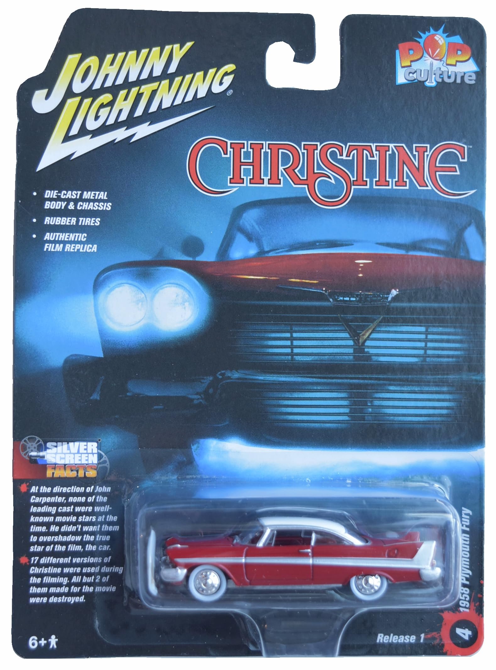 Amazon.com: Johnny Lightning 1958 Plymouth Fury, pop Culture