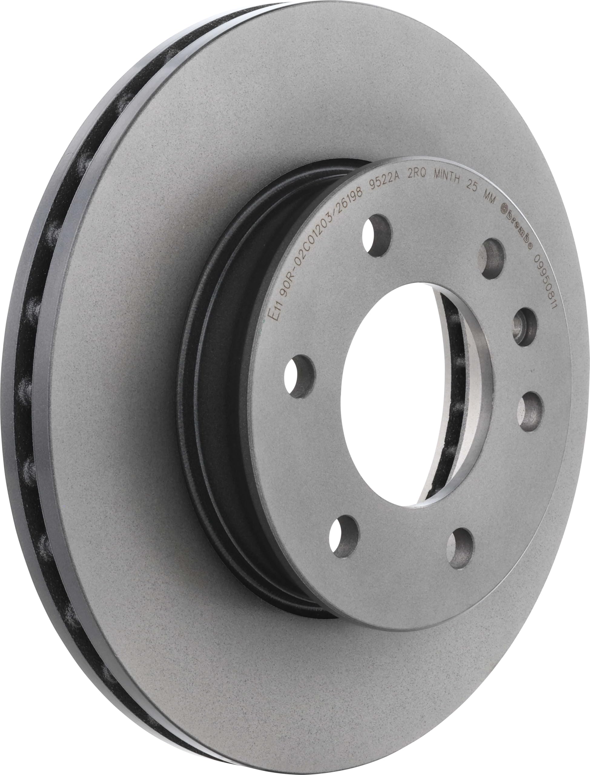 Amazon.com: Brembo 09.9508.11 UV Coated Pillar Vented Front Brake