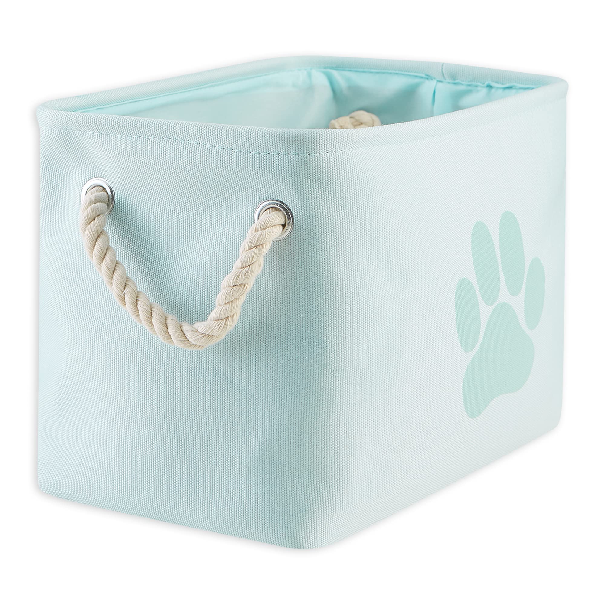 Bone Dry Collapsible Bin, Small Rectangle, Aqua