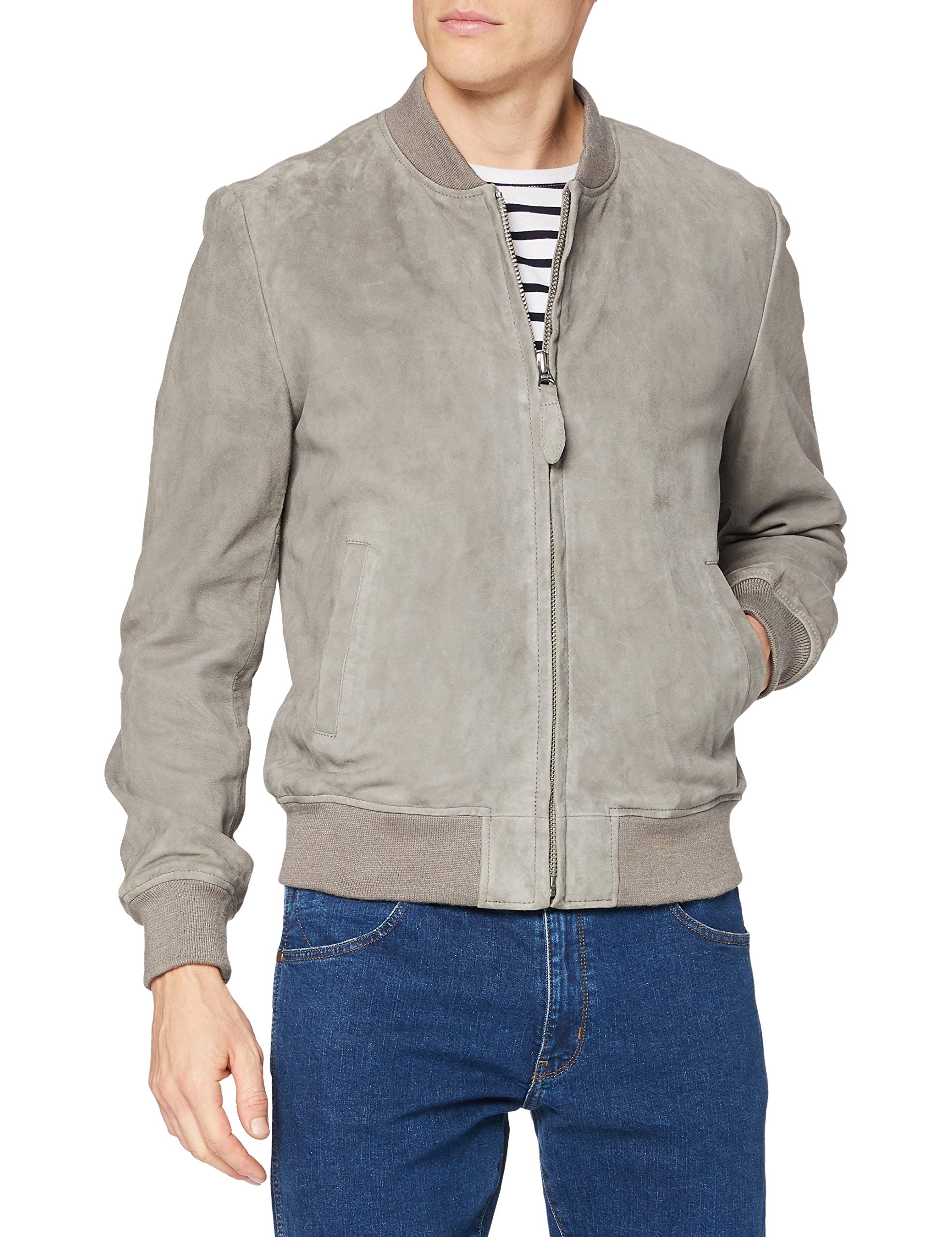 Schott NYC kurtki skórzane Mężczyźni Bomber Suede
