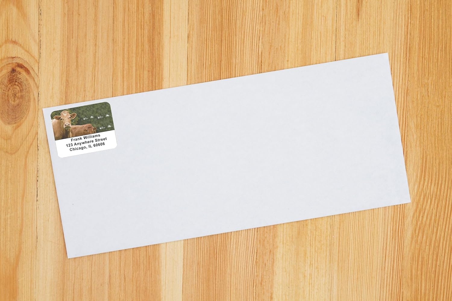 Brown Cows Address Labels