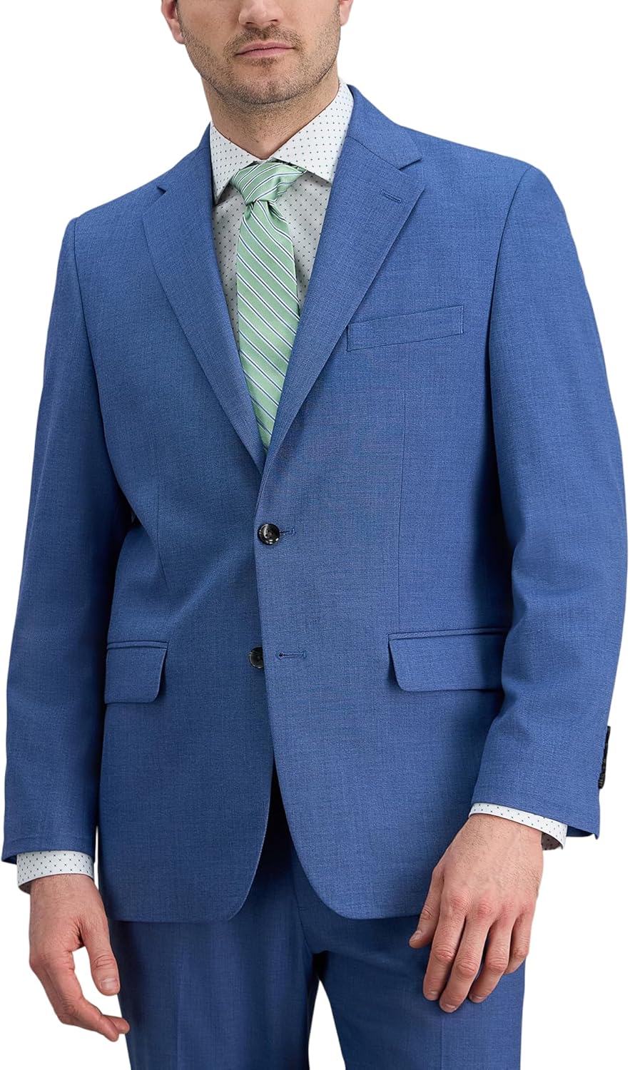 Haggar Men's JMH Premium Stretch Classic Fit Suit Separates - Pants & Jackets Azure